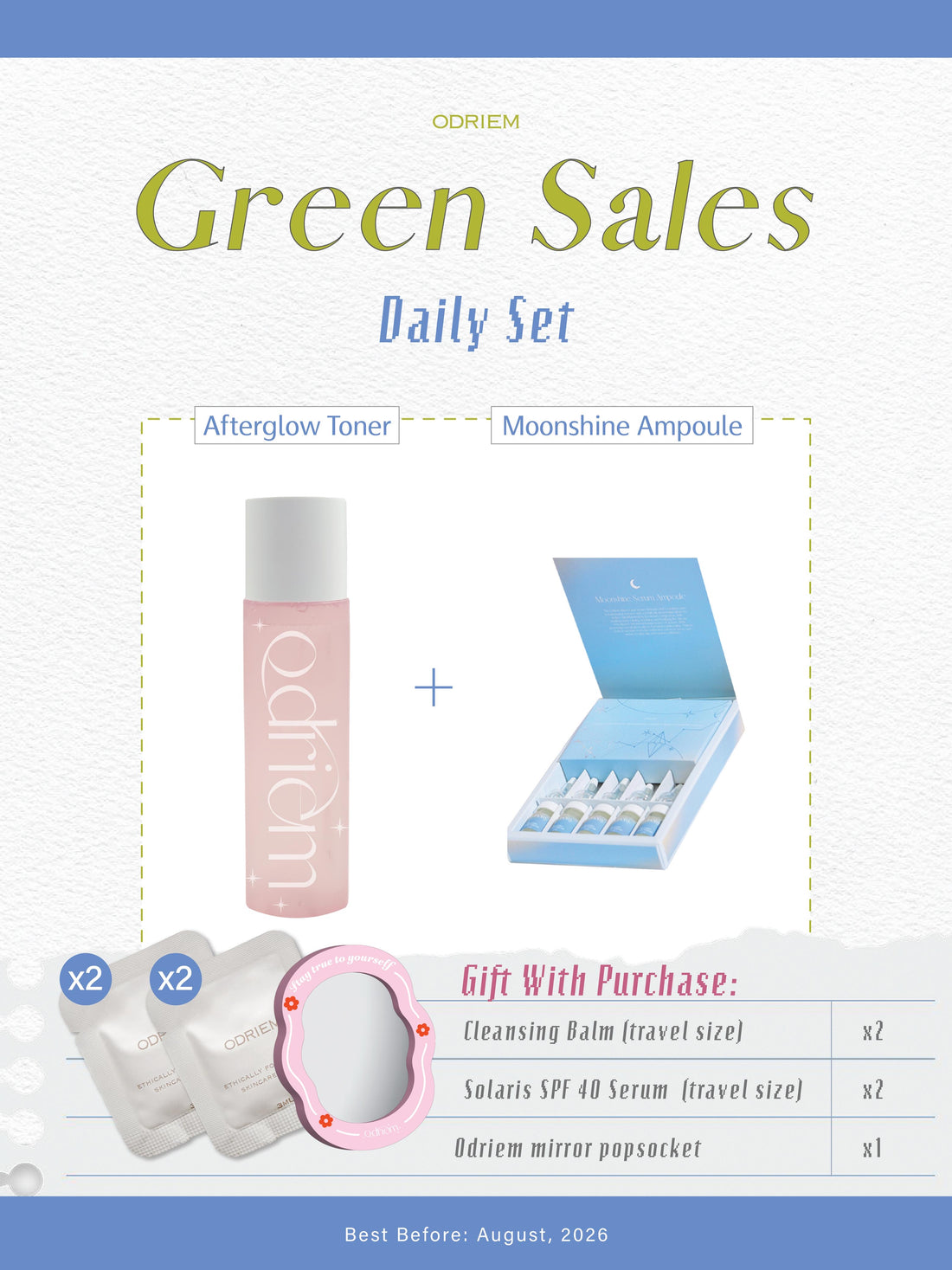 ［GREENSALE］ Daily Care Set